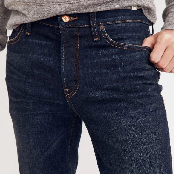 New! Madewell Skinny Jeans in Heney Wash Mens nwot 16395 - Picture 5 of 16